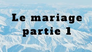 Droit de la famille la formation du mariage 1 [upl. by Nirol]