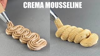 Crema Mousseline para rellenos y decoraciones  Mousseline Cream for fillings and decorations [upl. by Esbenshade]