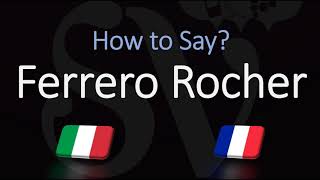 How to Pronounce Ferrero Rocher CORRECTLY ItalianFrench Pronunciation [upl. by Harrad406]