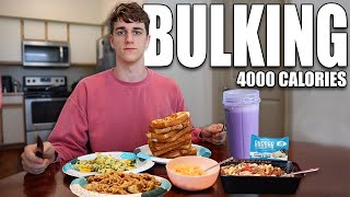 4000 Calorie Full Day of Eating  BULKING Meal Prep [upl. by Ainaj]