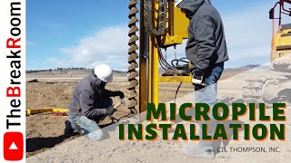 Micropile Installation [upl. by Trinl759]