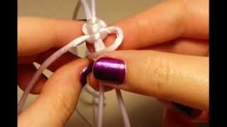 Tutorial Como hacer nudo corredizo de macramé [upl. by Persis244]