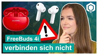 Huawei FreeBuds 4i verbinden sich nicht 🎧 Verbindungsprobleme lösen [upl. by Ateikan347]