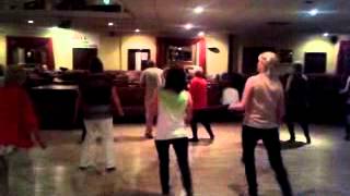 Rock Me Mamma Wagon Wheel Line Dance to Nathan Carter [upl. by Akena]