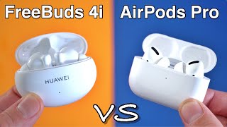 Huawei FreeBuds 4i VS Apple AirPods Pro  Which Ones are Better [upl. by Neillij]