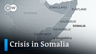 Somalia Power vacuum leads to escalating political crisis  DW News [upl. by Ylremik]