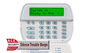 Alarm Troubleshooting  Silencing Trouble Beeps on DSC Power Series [upl. by Zorana]