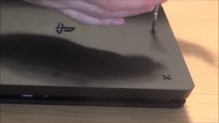 How to Manually Eject a DISC Stuck in your PS4 Slim  PlayStation 4 STUCK DISC FAULT [upl. by Enaelem433]