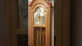 Standuhr Grandfather Clock Hermle mit Mondphase und Westminsterschlagwerk [upl. by Ahsimal]