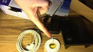 1amp1 AVM FRITZ  Box 7412 unboxing und Anleitung [upl. by Leiahtan]