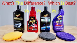 Whats The Best Meguiars Wax Whats The Difference Between Them [upl. by Peoples]