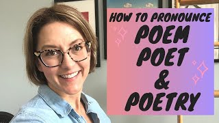 Learn to Pronounce POEM POET POETRY  American English Pronunciation Lesson learnenglish [upl. by Ilarrold161]