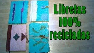 023 Reciclar papel libretas 100 recicladas [upl. by Chloette]